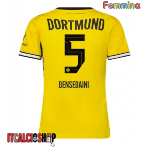 Borussia Dortmund Ramy Bensebaini #5 Prima Maglia Femmina 2026-27 Manica Corta